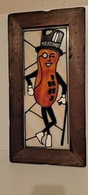 Mr. Peanut plastic sign