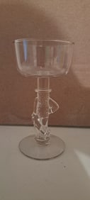 Mr. Peanut U shaped cocktail glass