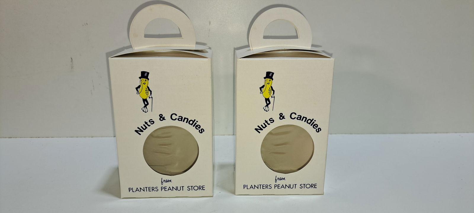(2) Planters Peanuts boxes