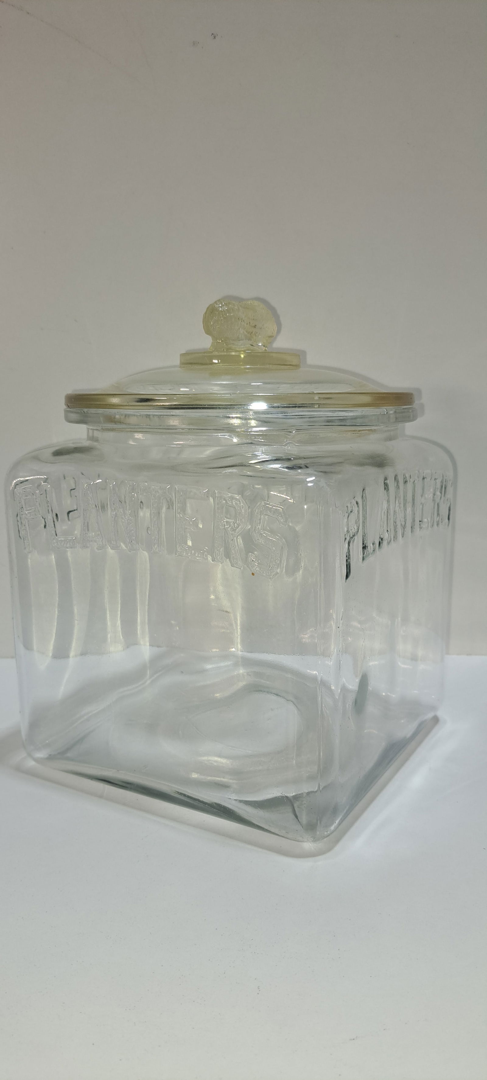 Planters Peanuts square jar - 2