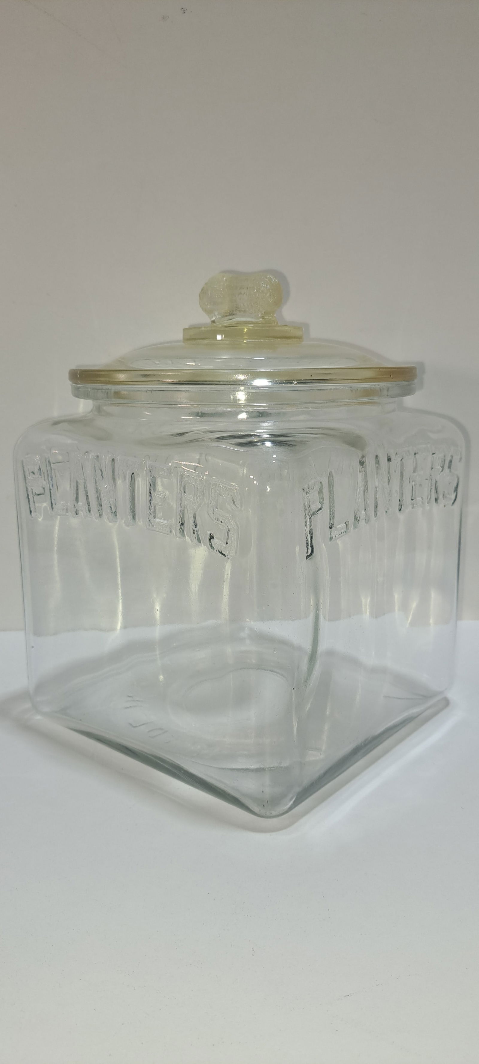 Planters Peanuts square jar - 3