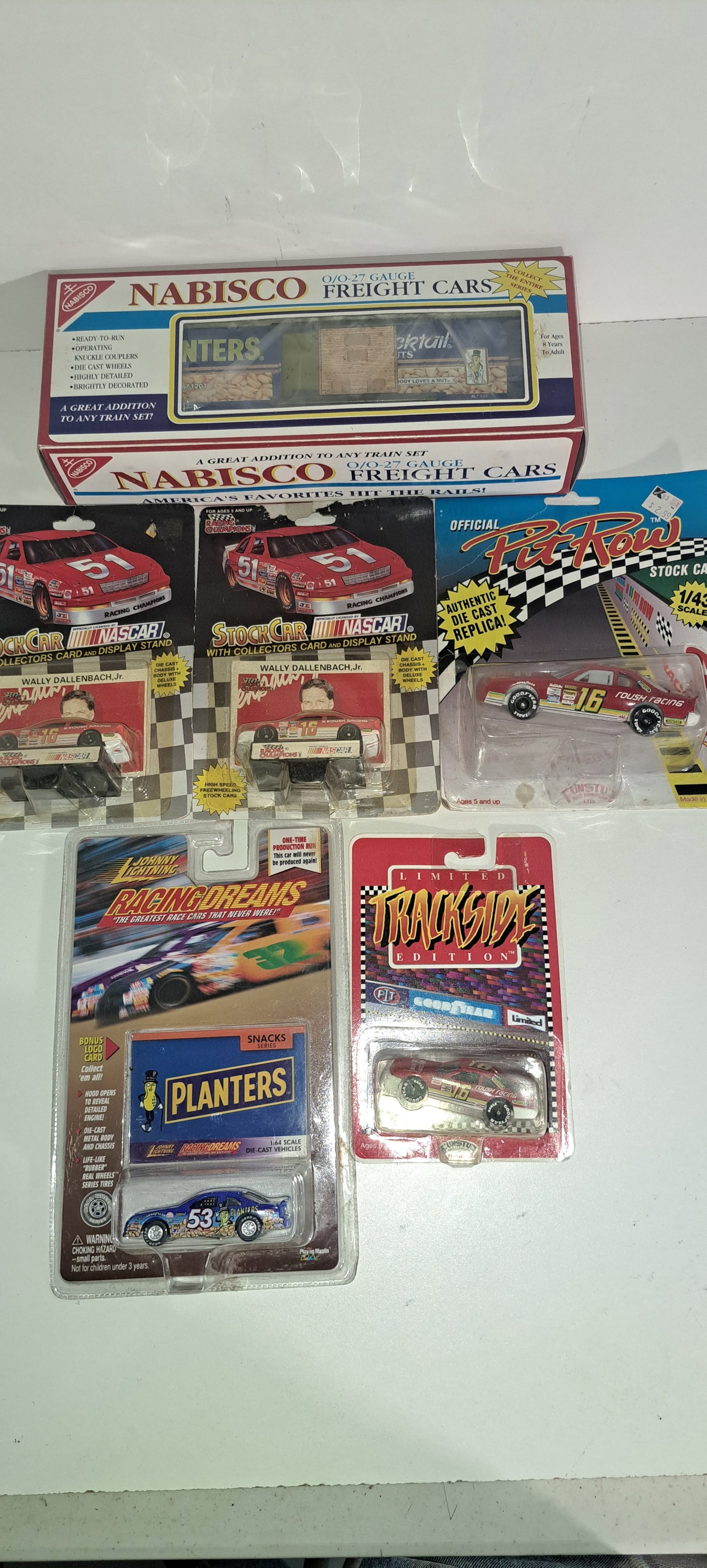 Mr. Peanut train car/race car lot (1 of 5)