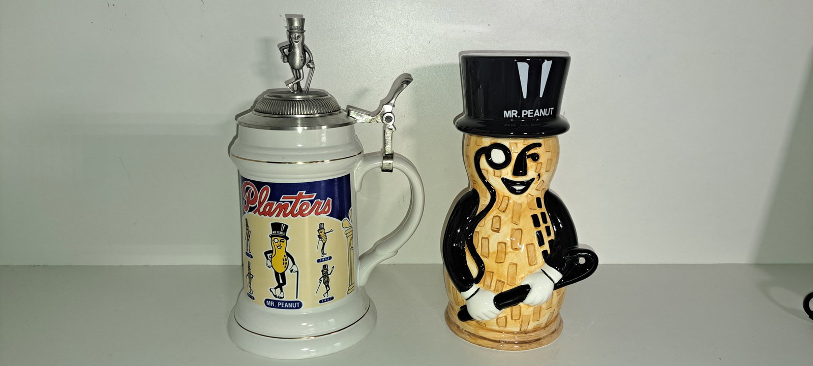(2) Mr. Peanut steins (1 of 2)