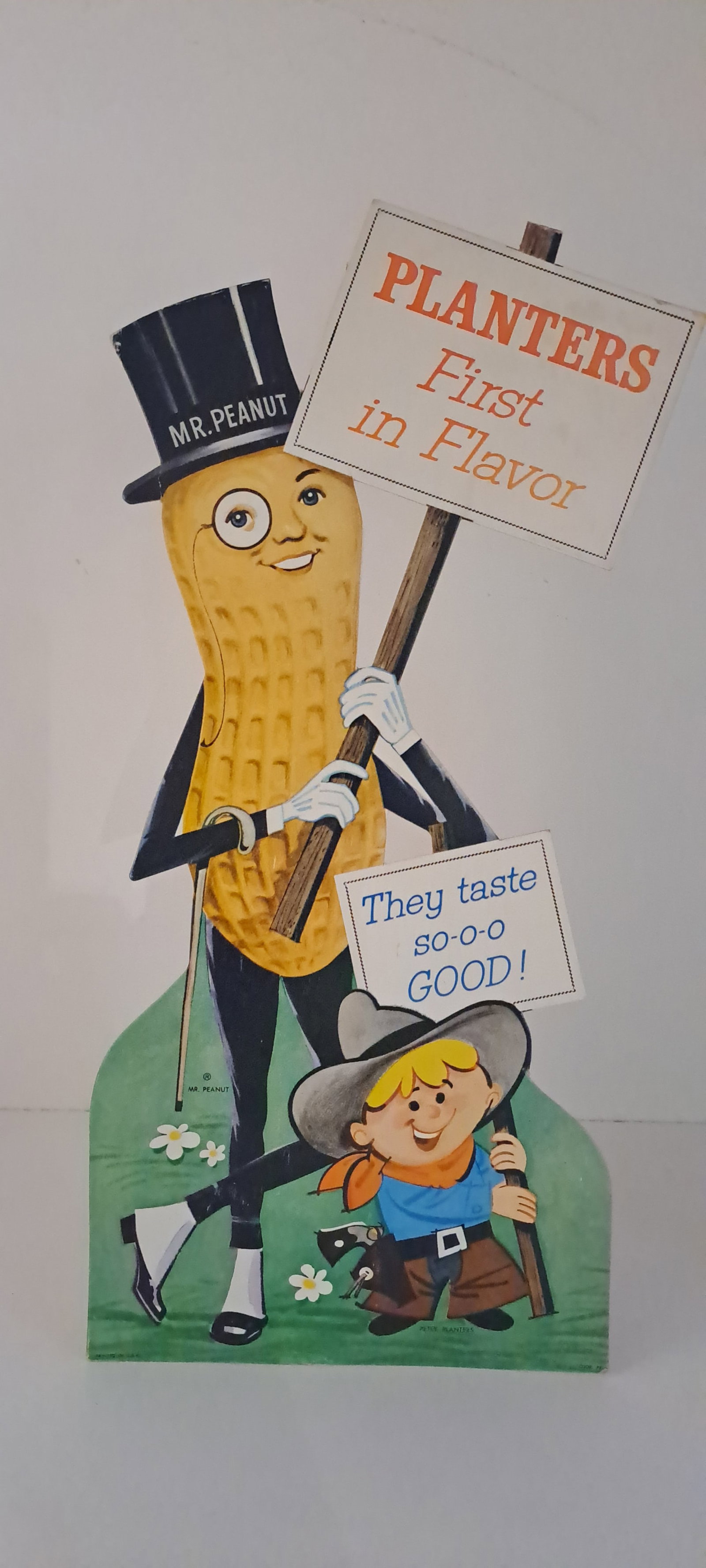Mr. Peanut (Petey) easel back sign (1 of 3)