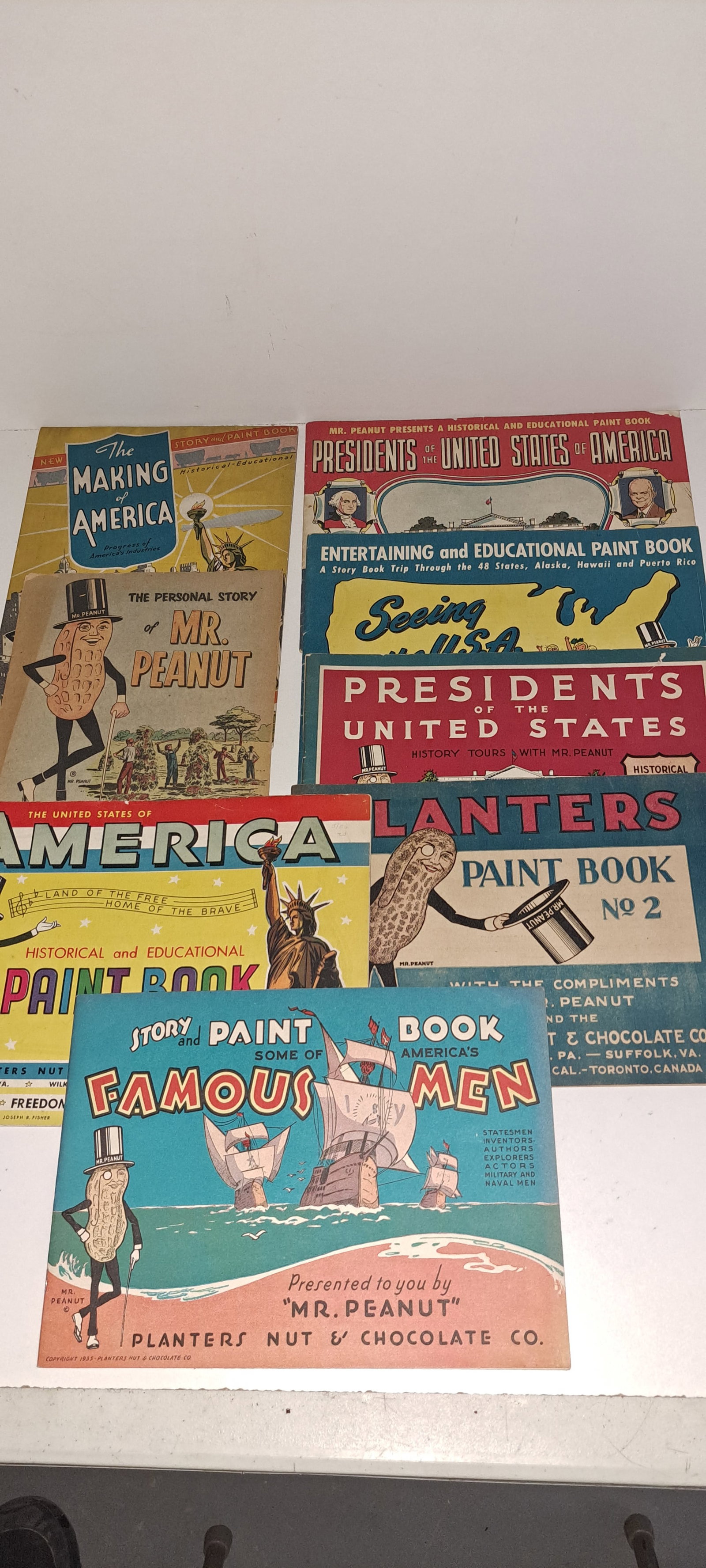 (8) Mr. Peanut books (1 of 5)