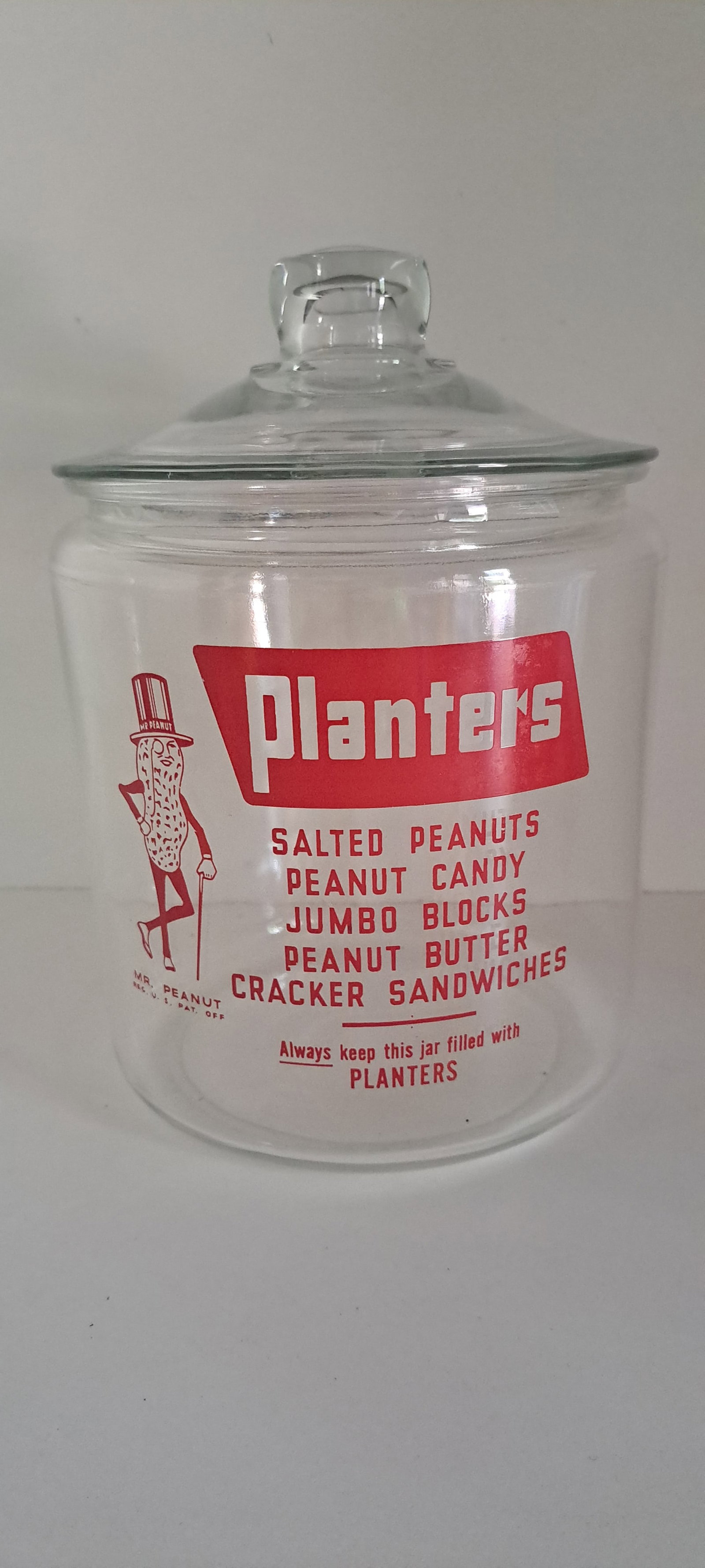 Planters Peanuts glass counter jar (1 of 4)