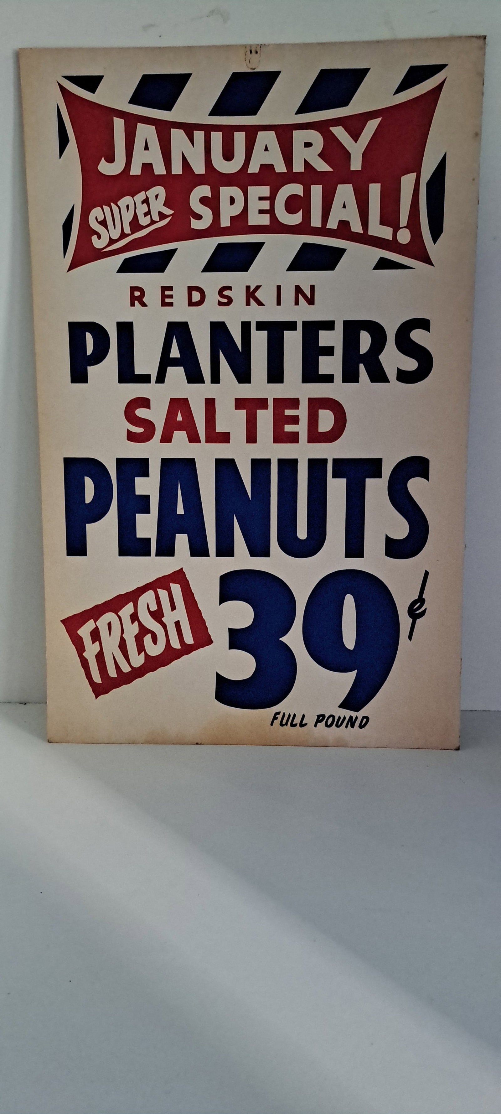 Planters Peanuts January special sign (1 of 2)