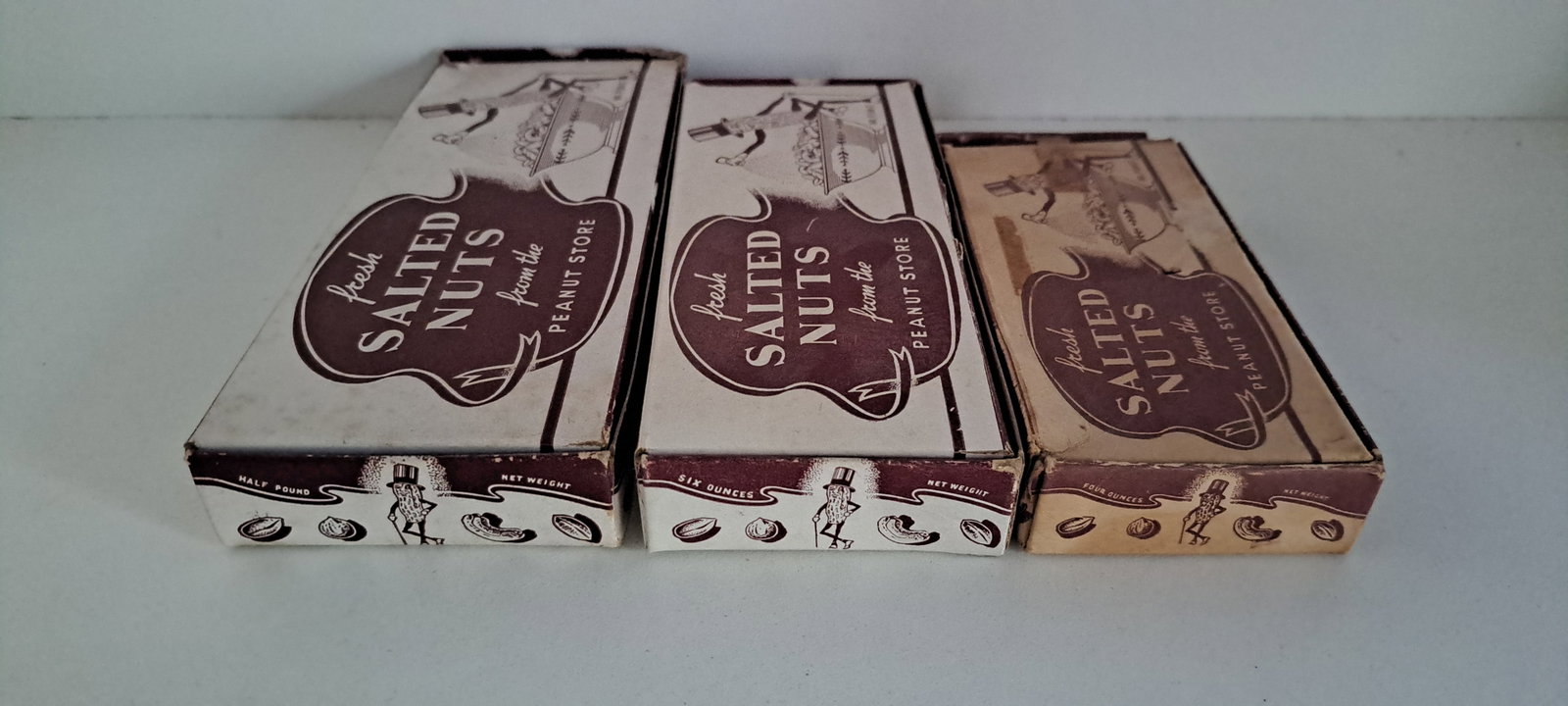 (3) Planters Peanuts boxes - 4