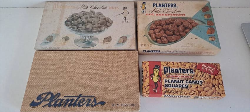 (4) Planters Peanuts boxes (1 of 3)