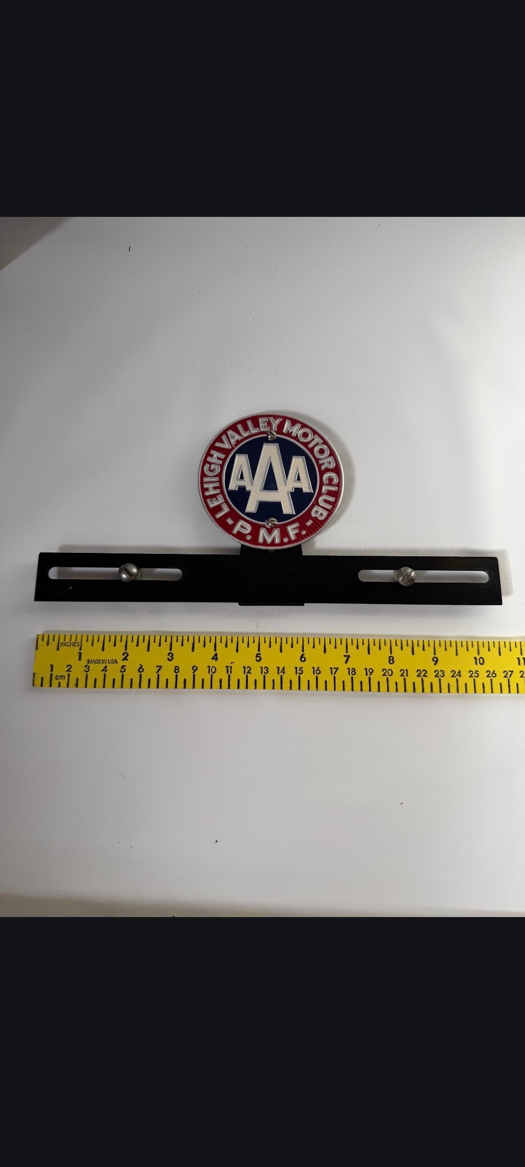 Lehigh Valley AAA license plate topper (1 of 2)
