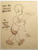 1476: 1 piece. Original Pen & Ink Drawing Signed. Liney