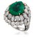 An emerald and diamond ring - 2