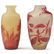 Émile Gallé (French, 1846-1904), Two Floral Vases, - 2