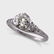 An Art Deco diamond and platinum ring,