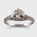 An Art Deco diamond and platinum ring, - 2