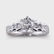A diamond and platinum ring,