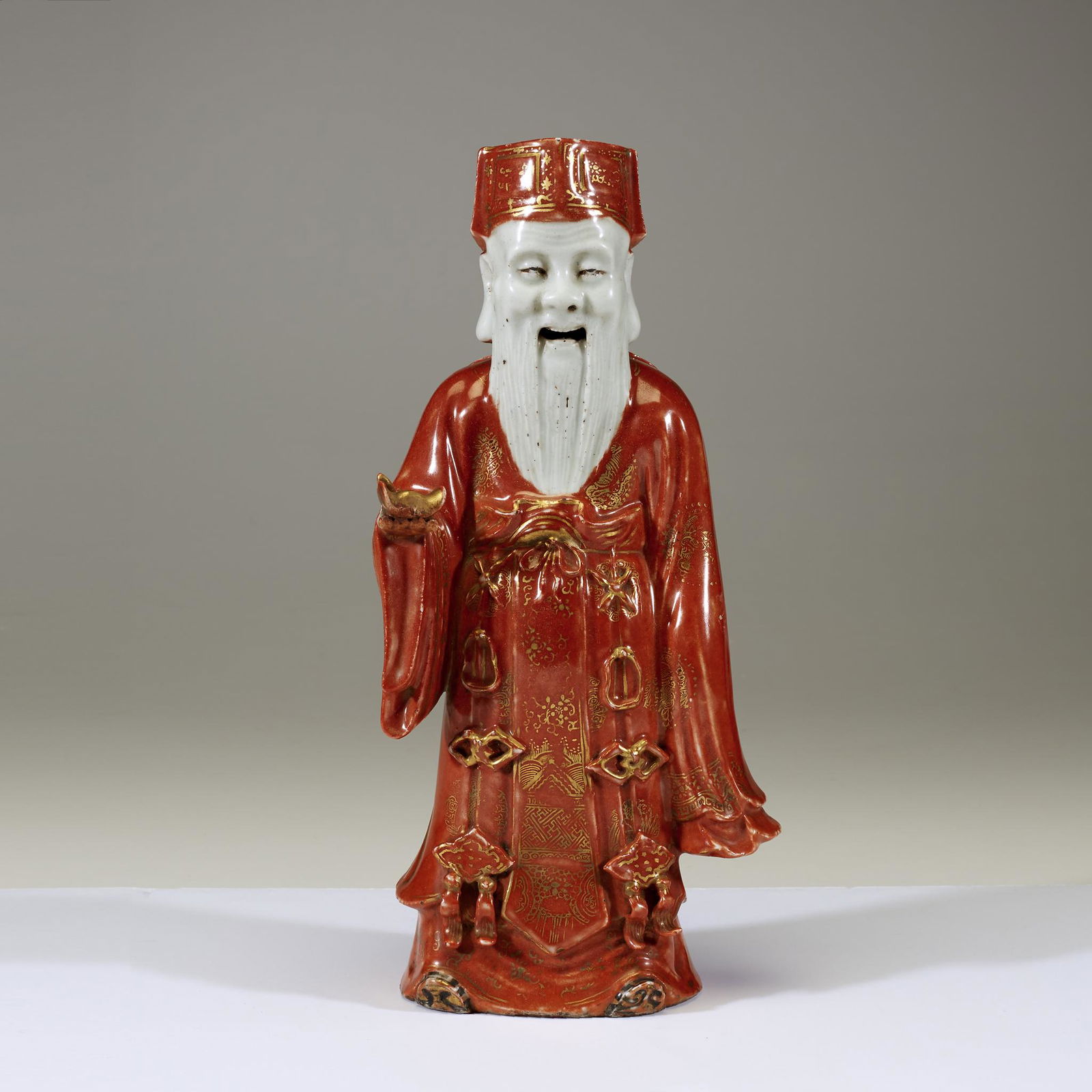 A Chinese Porcelain Figure Of Caishen God Of Wealth Apr 07 2020 Freeman S In Pa