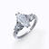 A diamond and platinum ring, - 2