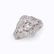 A diamond and platinum ring,