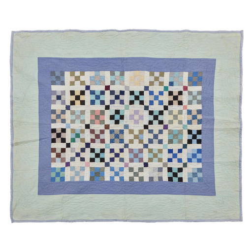 Two Pieced Amish Crib Quilts, Late 19th/early 20th