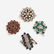 A group of four gem-set rings, - 2