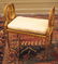 59: Louis XVI style gilt wood window seat, , Raised on