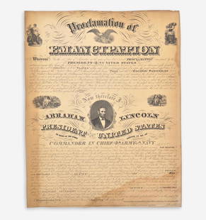 [African-Americana] [Emancipation Proclamation] Proclamation of Emancipation: [African-Americana] [Emancipation Proclamation] Proclamation of Emancipation New York: Entered according to Act of Congress in the year 1865 by A. Kidder in the Clerks Office of the Southern District