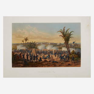 [Americana] Kendall, Geo(rge). Wilkins The War Between the United States and Mexico Illustrated,: [Americana] Kendall, Geo(rge). Wilkins The War Between the United States and Mexico Illustrated, Embracing Pictorial Drawings of all the Principal Conflicts... One of the finest color-plate books of