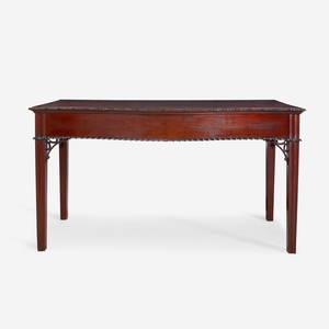 The Pemberton-Morris-Lloyd Chippendale carved and figured mahogany sideboard table Attributed by