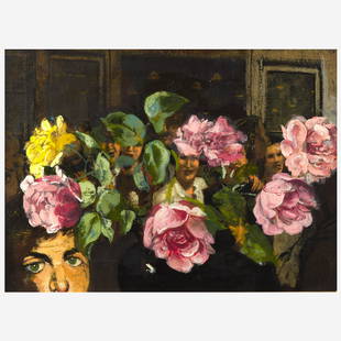 Walter Stuempfig (American, 1914-1970) Wedding Roses: Walter Stuempfig (American, 1914-1970) Wedding Roses Oil on canvas. (14 1/8 x 19 in. (35.9 x 48.3cm)) Provenance Arnold Finkel Gallery, Philadelphia, Pennsylvania.Private Collection,