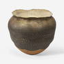 George Timock (American, b. 1945) Two-Piece Raku Vessel, USA, circa 1970