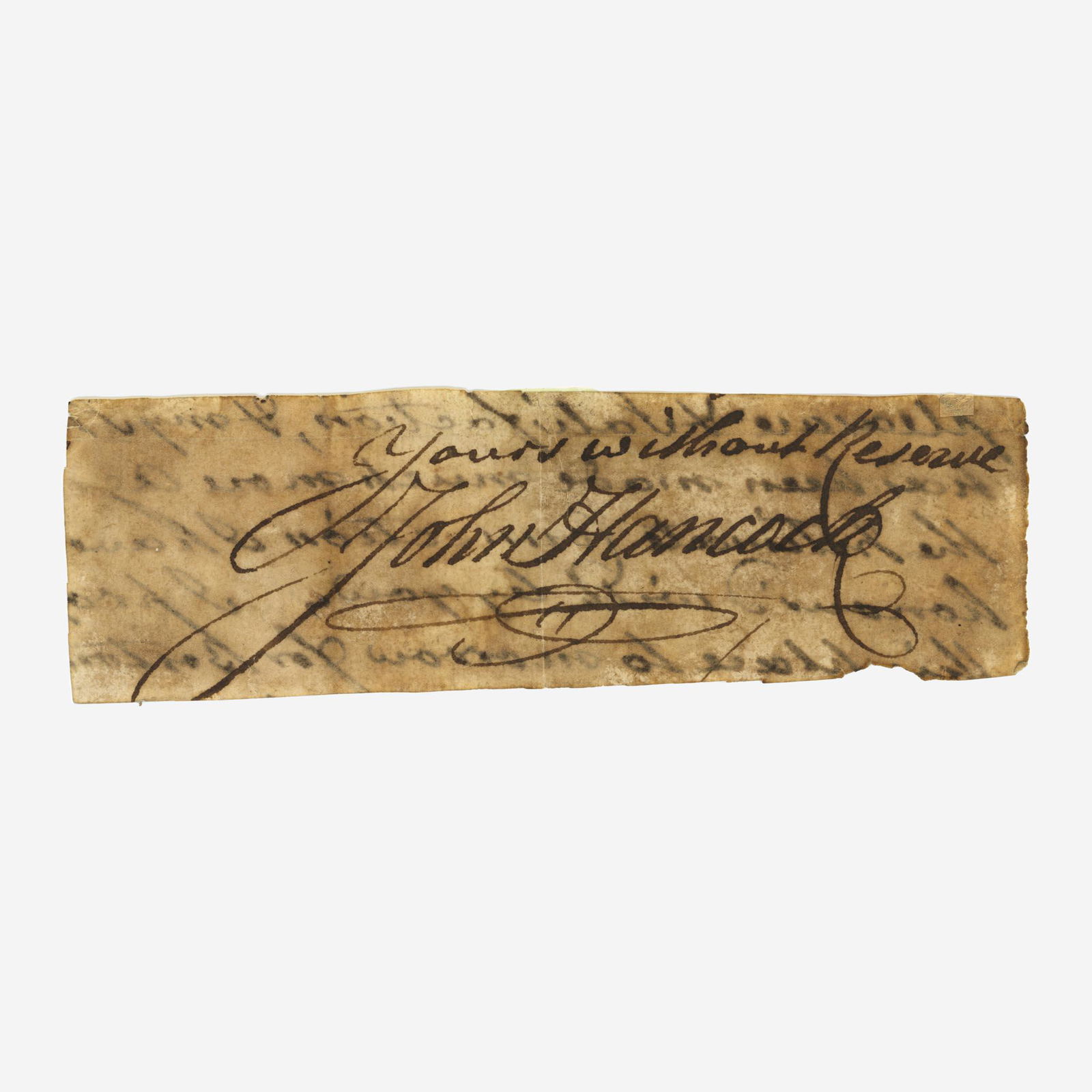 john hancock signing the declaration of independence