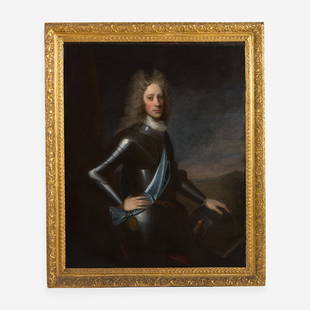 William Aikman (Scottish, 1682–1731) Portrait of John Campbell, 2nd Duke of Argyll (1680-1743): William Aikman (Scottish, 1682–1731) Portrait of John Campbell, 2nd Duke of Argyll (1680-1743) Pencil inscribed with the sitter's name on upper stretcher verso, oil on canvas50 x 40 in. (127 x 1