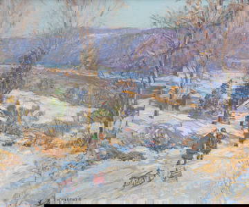 Edward Willis Redfield (American, 1869-1965) - Winter Holiday