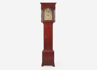 A fine and rare Chippendale walnut tall case clock, David Rittenhouse (1732-1796), Norriton