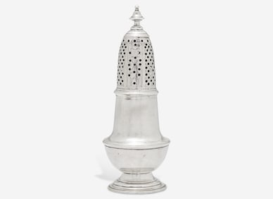 A silver caster, Paul Revere, Jr. (1735-1818), Boston, MA, circa 1760