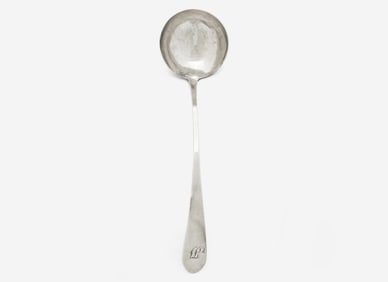 A silver punch ladle, Houghton Perkins (1735-1778), Boston, MA, circa 1760