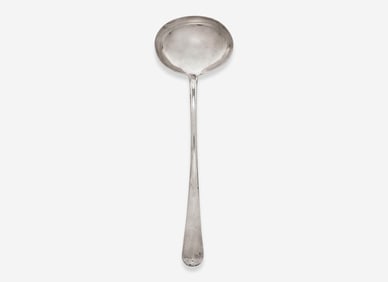 A rare silver punch ladle, Tobias Stoutenburg (1700-1759), New York, NY, circa 1740
