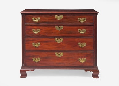 A Chippendale mahogany chest of drawers, Philadelphia, PA, circa 1770