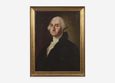 Foeiqua (Chinese, 1800-1825), After Gilbert Stuart (1755-1828), Portrait of George Washington