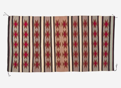 A Navajo Chinle striped weaving, Effie Begay, mid-20th century