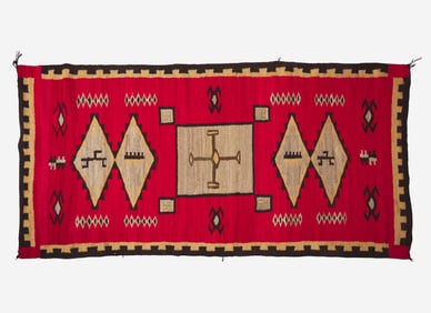 A fine Navajo Ganado weaving, 20th century