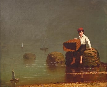 John George Brown (American, 1831-1913) - A Young Sailor
