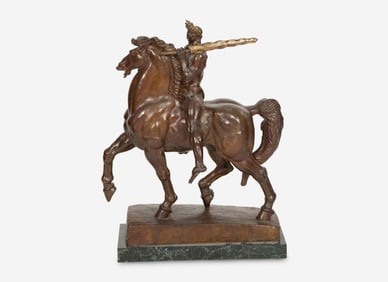 Donald De Lue (American, 1897-1988) - Alexander Astride Bucephalus