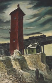 Henry Martin Gasser (American, 1909-1981) - The Evening Train