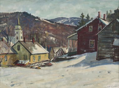 Aldro Thompson Hibbard (American, 1886-1972) - Winter in New England