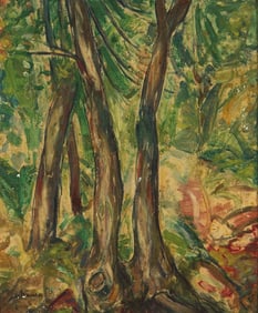 Alfred Maurer (American, 1868-1932) - Fauve Landscape