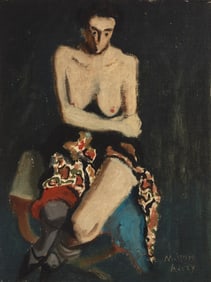 Milton Avery (American, 1885-1965) - Draped Nude
