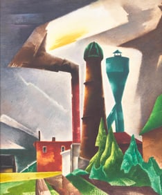 William Samuel Schwartz (American, 1896-1977) - From Iron Mountain