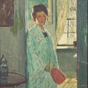 Rae Sloan Bredin (American, 1881-1933) - In the Doorway